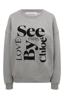Хлопковый свитшот See by Chloé