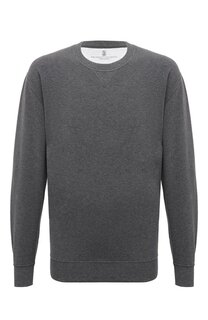 Хлопковый свитшот Brunello Cucinelli