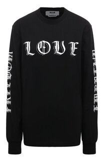 Хлопковый лонгслив MSGM