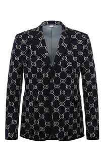 Хлопковый пиджак Gucci