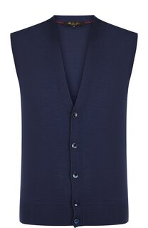 Шерстяной жилет на пуговицах Loro Piana