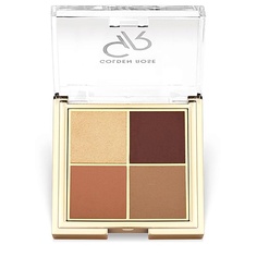 GOLDEN ROSE Тени для век QUATTRO eyeshadow palette