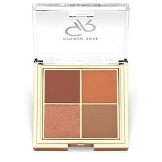 GOLDEN ROSE Тени для век QUATTRO eyeshadow palette