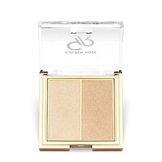 Хайлайтер для лица GOLDEN ROSE Хайлайтер для макияжа лица So Glow! Highlighter DUO