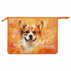 Папка для бумаг ЮНЛАНДИЯ Папка для тетрадей Corgi