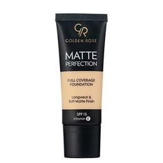 Тональное средство GOLDEN ROSE Тональный крем Matte Perfection Full Coverage FOUNDATION