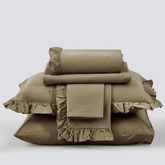 Комплект постельного белья ARYA HOME COLLECTION Постельное Белье Natural Stone Washed Valensiya