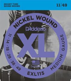 D&#039;ADDARIO EXL115 SET ELEC GTR XL BLUES/JAZZ D'addario