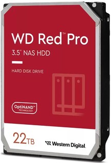 Жесткий диск 22TB SATA 6Gb/s Western Digital WD221KFGX Red Pro NAS 3.5" 7200rpm 512MB