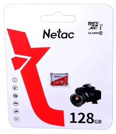 Карта памяти MicroSDXC 128GB Netac NT02P500ECO-128G-S P500 Eco Class 10 UHS-I без адаптера