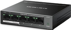 Коммутатор неуправляемый Mercusys MS105GP 5-Port Gigabit Desktop Switch with 4-Port PoE+ PORT: 4*Gigabit PoE+ Ports, 1*Gigabit Non-PoE Port SPEC: Comp