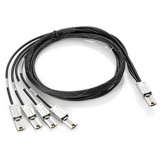 Кабель интерфейсный HP AN975A 2M External Mini-SAS (SFF8088) to 4x1 Mini-SAS (SFF8088) Cable (required for BL537A,AK378A,AH559A,BL538A,AK380A,AH560A,B