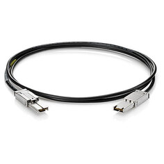 Кабель интерфейсный HP 407337-B21 1M Ext Mini SAS (SFF8088) to Mini SAS (SFF8088) cable for connecting SAS HBA or switch to MSA2300sa, MSA2300 to MSA7