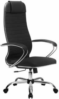 Кресло офисное Metta 17(MPRU) подл.131/осн.003, чёрное Метта