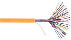 Кабель витая пара U/UTP 3 кат. 25 пар NIKOLAN NKL 5120C-OR 26AWG(0.41 мм), медь, одножильный (solid)