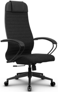 Кресло офисное Metta 27(MPRU) подл.130/осн.002, чёрное Метта