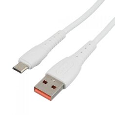 Кабель интерфейсный GoPower GP07M 00-00022797 USB (m)-microUSB (m) 2.4A силикон белый (1/200/800)