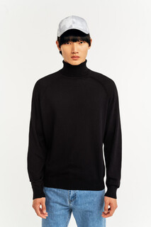 свитер мужской Водолазка базовая черная Befree