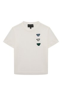 Хлопковая футболка Emporio Armani