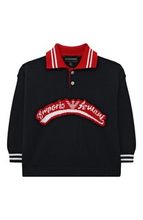 Хлопковый пуловер Emporio Armani