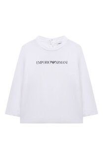 Хлопковый лонгслив Emporio Armani