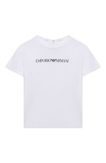 Хлопковая футболка Emporio Armani