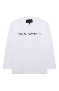 Хлопковый лонгслив Emporio Armani