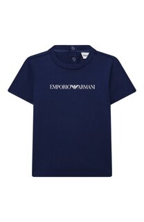 Хлопковая футболка Emporio Armani