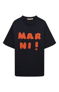 Хлопковая футболка Marni