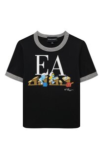 Хлопковая футболка Emporio Armani
