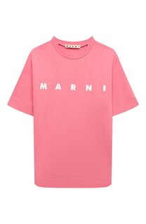 Хлопковая футболка Marni