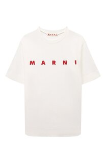 Хлопковая футболка Marni