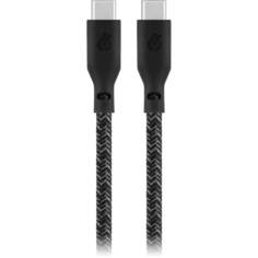 Кабель uBear Trend Cable USB-C/USB-C 2.4 м чёрный