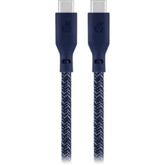 Кабель uBear Trend Cable USB-C/USB-C 2.4 м синий