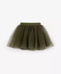 Юбка из сетки зеленая Gulliver (110)