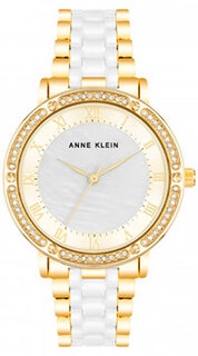 fashion наручные женские часы Anne Klein 3994WTGB. Коллекция Ceramic