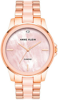 fashion наручные женские часы Anne Klein 4120BHRG. Коллекция Diamond