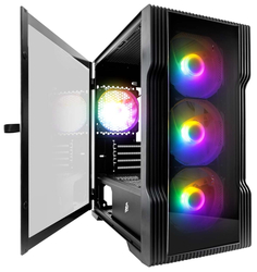 Корпус 1stPlayer TRILOBITE T3-G Black (T3-G-BK-4F1)