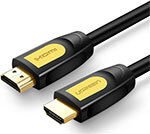 Кабель Ugreen HDMI, желтый/черный, 2 м (10129)