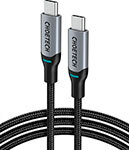 Кабель Choetech USB Type C PD, 100 Вт, нейлоновая оплетка, 1.8 м (XCC-1002-GY-V1)