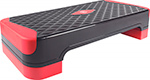 Степ-платформа Sport Elite 2-х уровневая (1820LW) 68х28х15 см, черный/красный)