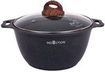 Кастрюля Kukmara 3 л, со стеклянной крышкой, Granit Ultra Induction (Blue) (кгги32а)