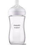 Cтеклянная бутылочка для кормления Philips Avent Natural Response, (SCY933/01), 240 мл, 1 мес+