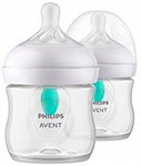 Бутылочка для кормления Philips Avent Natural Response (SCY670/02), с клапаном AirFree™, 125 мл, 0 мес+