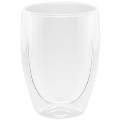 Стакан 300 мл, стекло, Wilmax, Thermo, двойные стенки, WL-888733 / A
