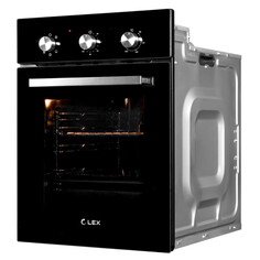 Духовые шкафы электрические духовка электрическая LEX EDM4570BL 45см 55л 7 режимов черный