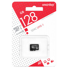 Модули памяти карта памяти micro SDXC SMARTBUY 128GB Class 10 UHS-1 без адаптера