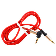Кабели кабель AUX 3.5-3.5мм SMARTBUY 1м красный с Г-образным наконечником