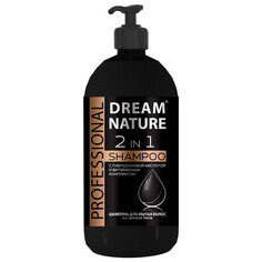 Шампуни для волос шампунь DREAM NATURE Professional 2в1 c гиалуроновой кислотой и витаминным комплексом 1л