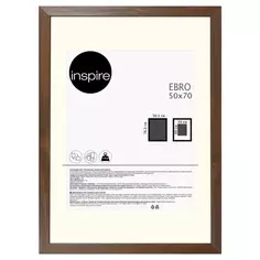 Рамка Inspire Ebro 50x70 см цвет темный дуб